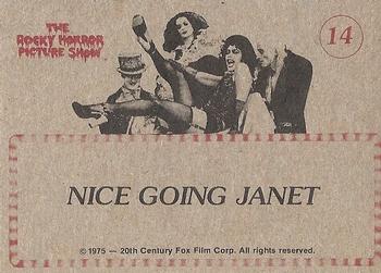 1980 FTCC Rocky Horror Picture Show #14 Nice Going Janet Back