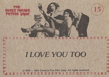 1980 FTCC Rocky Horror Picture Show #15 I Love You Too Back