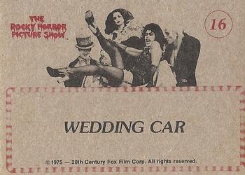 1980 FTCC Rocky Horror Picture Show #16 Wedding Car Back