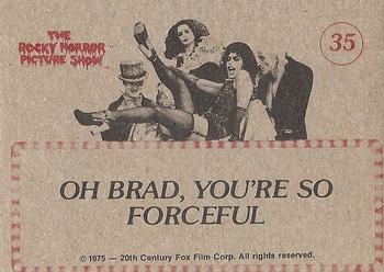 1980 FTCC Rocky Horror Picture Show #35 Oh Brad, You're So Forceful Back