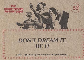 1980 FTCC Rocky Horror Picture Show #53 Don't Dream It, Be It Back