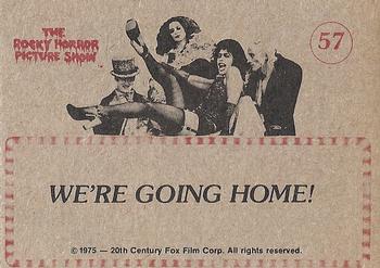 1980 FTCC Rocky Horror Picture Show #57 We're Going Home! Back