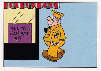 1995 Authentix Beetle Bailey #4 All You Can Eat $5 (with Sarge) Front
