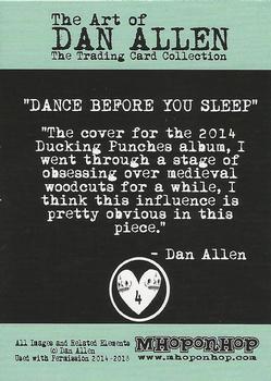 2018 MhopOnHop Productions The Art of Dan Allen #4 Dance Before You Sleep Back