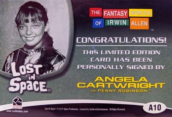 2004 Rittenhouse Fantasy Worlds of Irwin Allen - Autographs #A10 Angela Cartwright Back