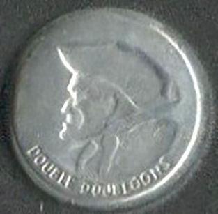 1936 Gum Inc. Pirate's Picture (R109) #NNO Double Dubloon coin Front