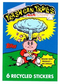 2019 Topps Garbage Pail Kids We Hate the '90s - '90s Wax Pack Parodies #5 Trash Can Trolls Front