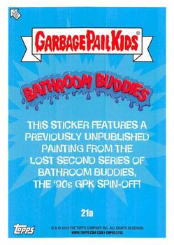 2019 Topps Garbage Pail Kids We Hate the '90s - Bathroom Buddies #21a Crushed Chris Back