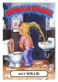 2019 Topps Garbage Pail Kids We Hate the '90s - Bathroom Buddies #22a Wet Willie Front