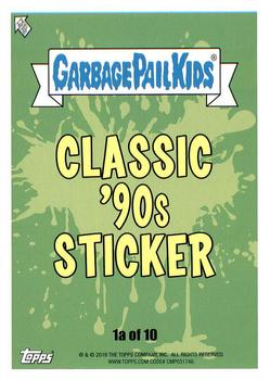 2019 Topps Garbage Pail Kids We Hate the '90s - Classic '90s #1a Bad Bart Back