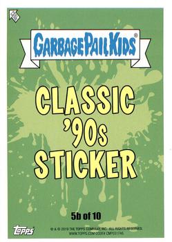 2019 Topps Garbage Pail Kids We Hate the '90s - Classic '90s #5b Messy Mario Back