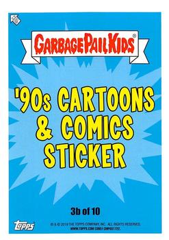 2019 Topps Garbage Pail Kids We Hate the '90s - Puke #3b Hugh Heifer Back