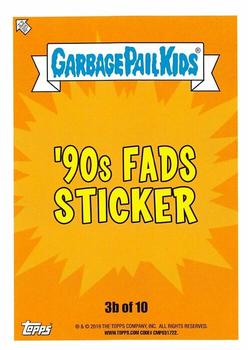 2019 Topps Garbage Pail Kids We Hate the '90s - Puke #3b Bubba Tape Back