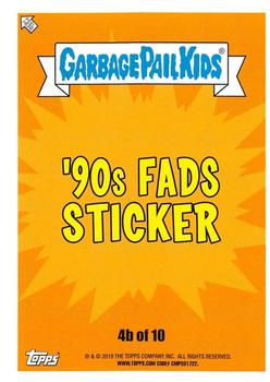 2019 Topps Garbage Pail Kids We Hate the '90s - Puke #4b Milky Jay Back