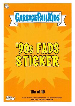 2019 Topps Garbage Pail Kids We Hate the '90s - Puke #10a Seven Upton Back