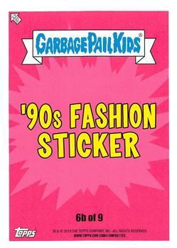 2019 Topps Garbage Pail Kids We Hate the '90s - Puke #6b Chris Cross Back