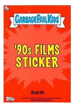 2019 Topps Garbage Pail Kids We Hate the '90s - Puke #7b Jeff Go Boom Back
