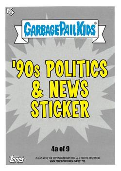 2019 Topps Garbage Pail Kids We Hate the '90s - Puke #4a Blastin' Bill Back