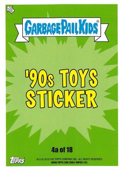 2019 Topps Garbage Pail Kids We Hate the '90s - Puke #4a Zvee Bot Back
