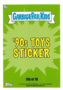 2019 Topps Garbage Pail Kids We Hate the '90s - Puke #14b Bad Pet Pete Back