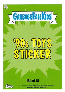 2019 Topps Garbage Pail Kids We Hate the '90s - Puke #18b Sesame Skeet Back