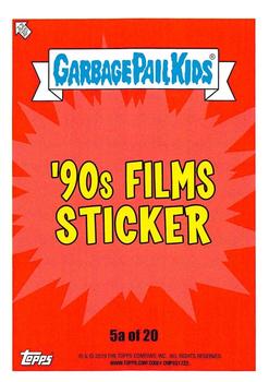 2019 Topps Garbage Pail Kids We Hate the '90s - Bruised #5a Dancing Wolfgang Back