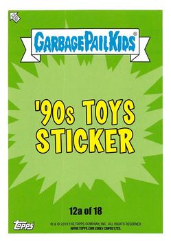2019 Topps Garbage Pail Kids We Hate the '90s - Bruised #12a Bop Kit Back