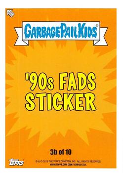 2019 Topps Garbage Pail Kids We Hate the '90s - Jelly #3b Bubba Tape Back