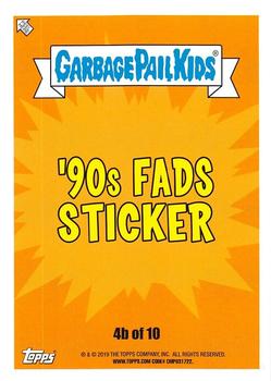 2019 Topps Garbage Pail Kids We Hate the '90s - Jelly #4b Milky Jay Back