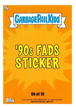 2019 Topps Garbage Pail Kids We Hate the '90s - Jelly #9b Matt Tats Back