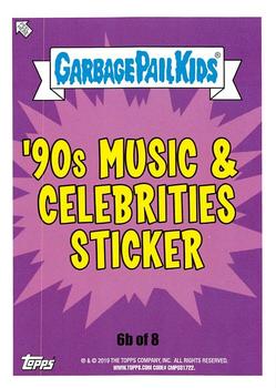 2019 Topps Garbage Pail Kids We Hate the '90s - Jelly #6b Tattoo Lou Back