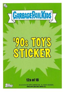 2019 Topps Garbage Pail Kids We Hate the '90s - Jelly #12a Bop Kit Back
