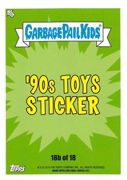2019 Topps Garbage Pail Kids We Hate the '90s - Jelly #18b Sesame Skeet Back