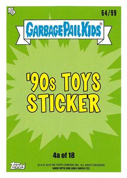 2019 Topps Garbage Pail Kids We Hate the '90s - Spit #4a Zvee Bot Back