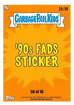 2019 Topps Garbage Pail Kids We Hate the '90s - Fool's Gold #5b Prepackaged Mel Back