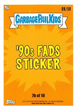 2019 Topps Garbage Pail Kids We Hate the '90s - Fool's Gold #7b Perry-oxide Back