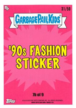 2019 Topps Garbage Pail Kids We Hate the '90s - Fool's Gold #7b Sneak Kerwin Back