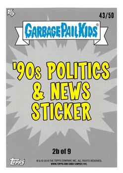 2019 Topps Garbage Pail Kids We Hate the '90s - Fool's Gold #2b Mr. Potato Ed Back