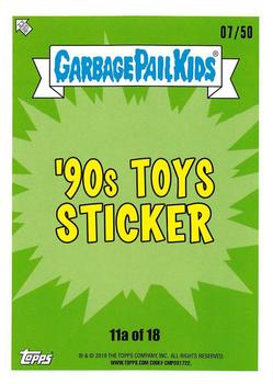 2019 Topps Garbage Pail Kids We Hate the '90s - Fool's Gold #11a Hair Bill Back