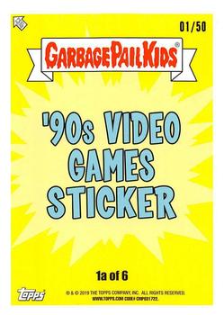 2019 Topps Garbage Pail Kids We Hate the '90s - Fool's Gold #1a Lopsided Link Back