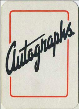 1945 Leister Autographs Card Game #3 Dinah Shore Back