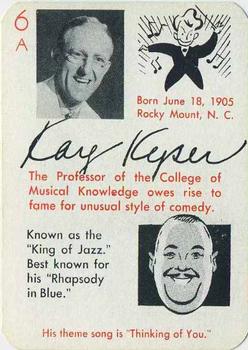 1945 Leister Autographs Card Game #6A Kay Kyser Front