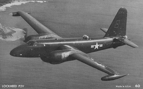 1955 Exhibits Planes - Series II (W452-2) #60 Lockheed P2V Front