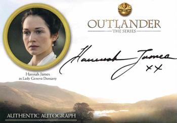 2019 Cryptozoic Outlander Season 3 - Autographs #HJ Hannah James Front