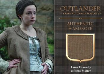 2019 Cryptozoic Outlander Season 3 - Authentic Wardrobe Relics #M05 Laura Donnelly Front