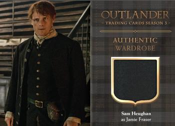 2019 Cryptozoic Outlander Season 3 - Authentic Wardrobe Relics #M13 Sam Heughan Front