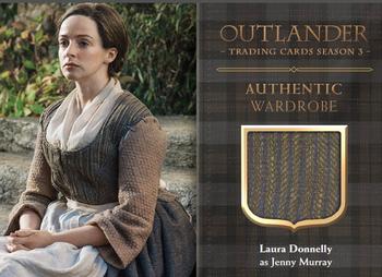2019 Cryptozoic Outlander Season 3 - Authentic Wardrobe Relics #M20 Laura Donnelly Front