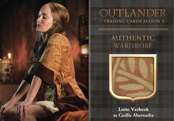 2019 Cryptozoic Outlander Season 3 - Authentic Wardrobe Relics #M27 Lotte Verbeek Front