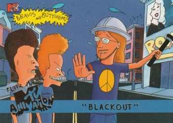 1995 Fleer Ultra MTV Animation #3 Blackout Front