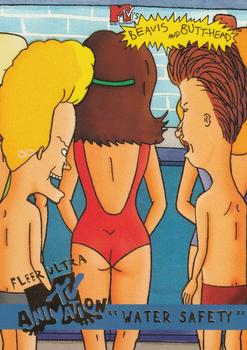 1995 Fleer Ultra MTV Animation #5 Water Safety Front